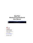AlterPath™ Advanced Console Server User Manual