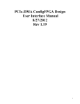 PCIe DMA (ConfigFPGA design) User Manual