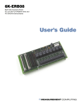 6K-ERB08 User`s Guide