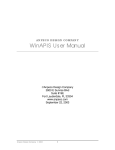 WinAPIS User Manual