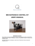 mechatronics control kit user`s manual