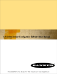 Banner LH Series Sensor Configurator Software User Manual