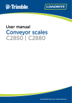 Conveyor scales C2850 | C2880
