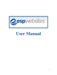 Supplier ESP Websites Manual