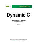 TCP/IP User`s Manual, Vol. 3