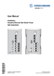 Installation: Industrial Ethernet Rail Switch Power RSP 20/25/30/35