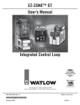Watlow EZ-ZONE® ST Temperature Controller Manual