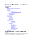 Maestro 3D Ortho Studio - User Manual