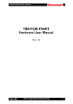 TBS-PCIE-FANET Hardware User Manual