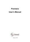 Premiere User`s Manual