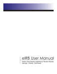 User Manual v 2.0 - eIRB-Information