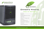 Owner`s Manual - GreenTech Environmental Australia