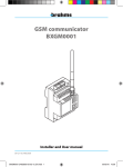 GSM communicator BXGM0001