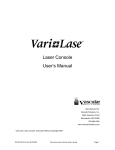 Laser Console User`s Manual