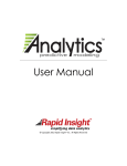 Analytics User Manual