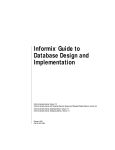 Informix Guide to Database Design and Implementation