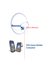 CN3 Series Mobile Computer User`s Manual