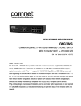 ComWorx™ CWGE9MS Managed Ethernet Switch
