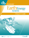 Residential Earth Energy Systems: A Buyer`s Guide