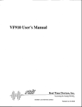 VF910 User`s Manual - RTD Embedded Technologies, Inc.