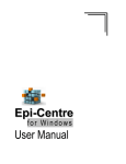 Epi-Centre User Manual