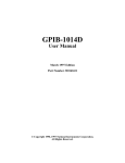 GPIB-1014D User Manual