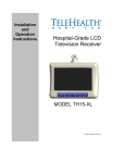 Hospital-Grade LCD Television Receiver