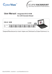 User Manual - Integrated DVI-D KVM for LCD Console Drawer DVI