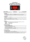 User Manual ALFA(NET) 33 -50/+150  C Min./Max