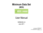 Minimum Data Set User Manual