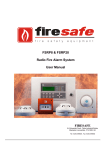 FSRP8 & FSRP20 Radio Fire Alarm System User Manual FIRESAFE