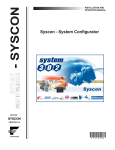 syscon 6.3 user interface