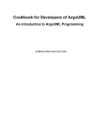 Cookbook for Developers of ArgoUML