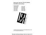 Spectrum Controls 1746 I/O Module Installation Instructions