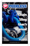 Chain Sling User`s Manual