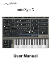 miniSyn`X User Manual - XILS-lab
