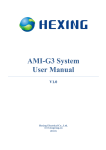 AMI-G3 System User Manual V1.0