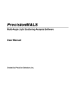 Precision MALS - The Molecular Materials Research Center
