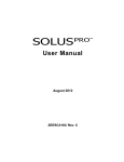 SOLUS PRO User Manual - Snap-on