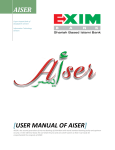AISER [USER MANUAL OF AISER] - Internet Banking