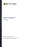 AVG PC TuneUp 2015 User Manual