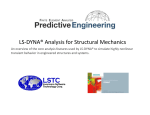 LS-DYNA Analysis for Structural Mechanics