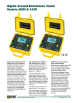 AEMC Models 4620 & 4630 Digital Ground Resistance