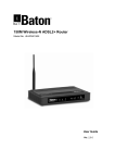 150M Wireless-N ADSL2+ Router - IBall