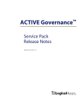 Service Packs for Active Governance 7.1