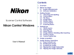 Nikon Control Windows User`s Manual