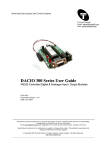 User manual in PDF format (DACIO_300_v1_01 0.6 mb)