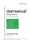 Usermanual - piratelogic audio