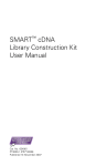 SMART cDNA Library Construction Kit User Manual