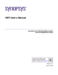 VMT User`s Manual
